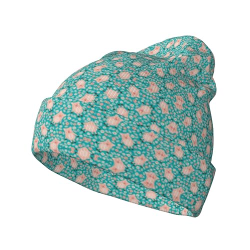 Bonnet tricoté motif cochon : fini le front gelé en camping avec ce chapeau d'hiver thermique