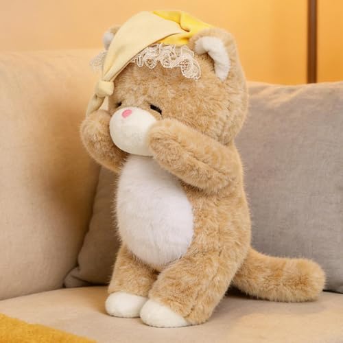 Coussin chat doudou doux pour canapé et chambre à coucher - 3