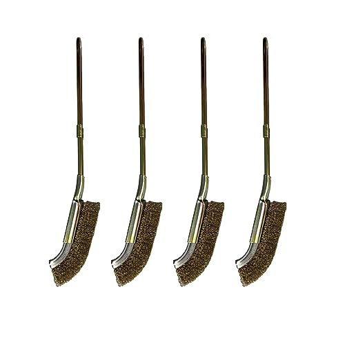 Comment enlever la rouille tenace ? Brosse incurvée en acier et laiton