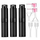 Facile à remplir et réutilisable : puisque différents flacons de parfum nécessitent un outil différent pour distribuer. Nous fournissons 3 outils de remplissage différents : entonnoir, distributeur et compte-gouttes pour vous aider à transférer les parfums des grands flacons vers ces petits flacons de parfum rechargeables. Idéal pour stocker parfum, eau de Cologne, parfum, après-rasage, tonique, eau, alcool, etc.