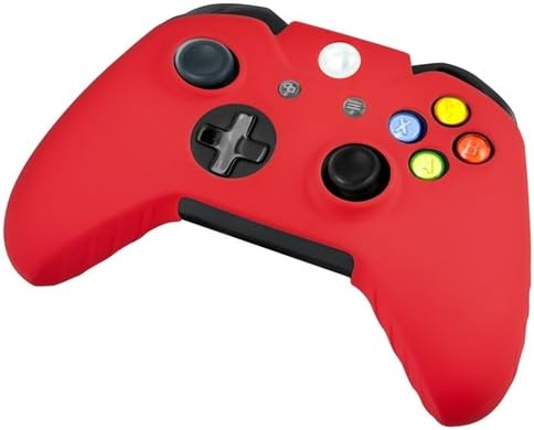 Everydaysource Red Silicone Skin Controller Case Compatible With Microsoft Xbox One / Xbox One S Controller