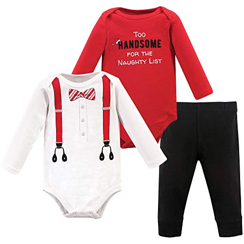Image of Little Treasure Unisex Baby Cotton Bodysuit and Pant Set