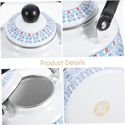 Bouilloire émail Mipcase pour café et thé - Set de 2 pièces de cuisine - 6