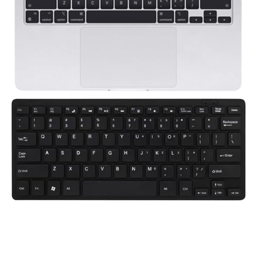 Amesor Teclado con Cable, Teclado para computadora portátil - Teclado Compacto silencioso | Teclado USB, Dispositivo de mecanografía Ligero, mecanografiador portátil ultradelgado para Hombres y