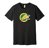 California Golden Seals Distressed Logo - Defunct Sports Club Shirt - Celebrate Sports History - Black - Medium