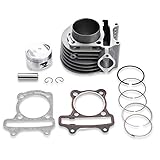 AH GY6 150cc 57mm Cylinder kits With piston ring pin for 152QMI 157QMJ Scooter Moped