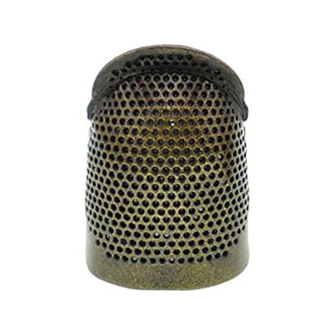 wpOP59NE Ring, Vintage Adjustable Thimble Pin Needle Finger Protector DIY Sewing Ring Tool Copper M Cover