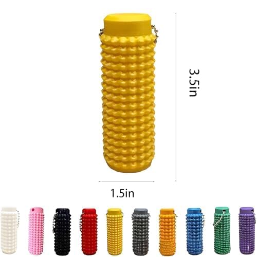 Little Ouchies Fidget Portachiavi Sensoriale - Giocattolo Antistress Con Punte, Per Ansia E Concentrazione - Colore Arancione