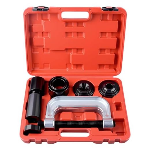 DA YUAN 4 in 1 Ball Joint Service Tool Kit 2WD & 4WD Remover Installer W/4-wheel Drive Adapters