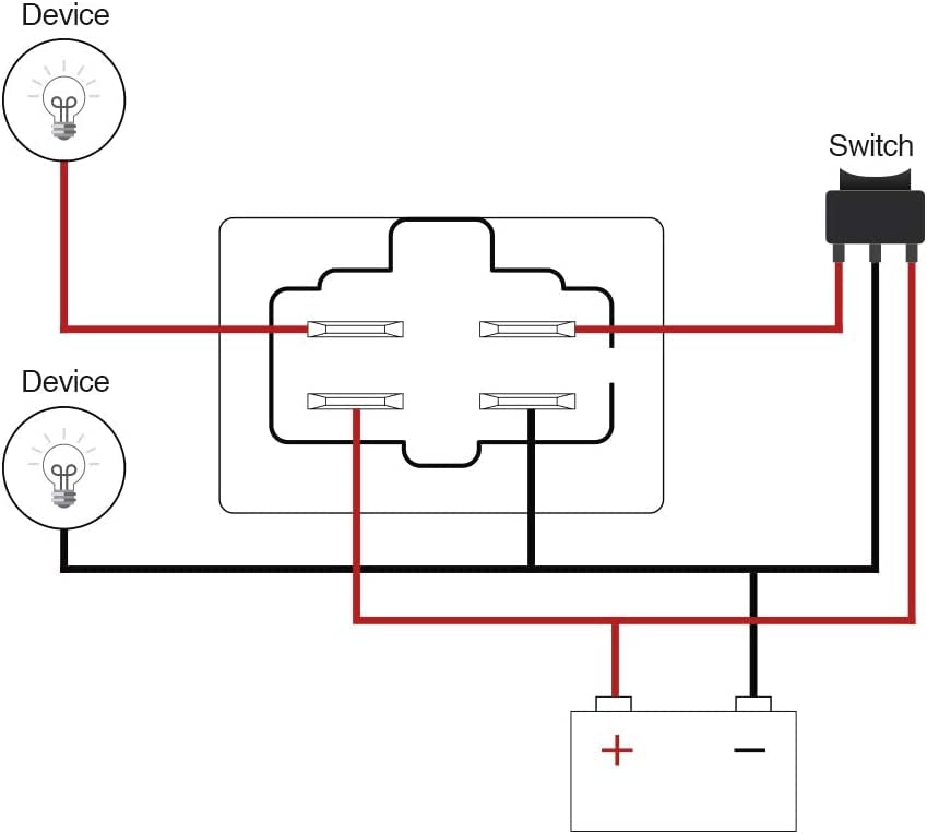 Miniatura 2 de KIMISS Relé del coche, 40A 12V coche universal del vehículo del vehículo del motor del fusible de la retransmisión de poder del interruptor
