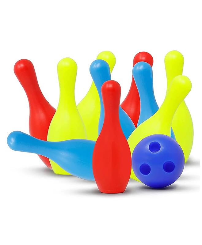 Fingo Brain Bowling Set 10 Pins and 2 balls- Multicolor, Games for kids & adults (B0D3XJYXL8) Amazon Price History, Amazon Price Tracker