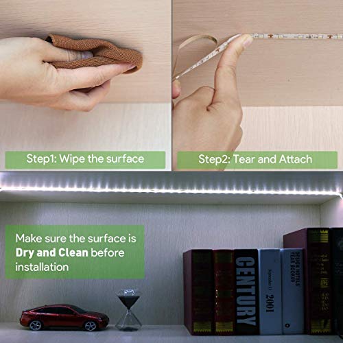 Lepro-5M-Waterproof-LED-Strip-Light-Daylight-White-6000K-IP65-1200lm-Bright-LED-Tape-Lights-for-Home-Kitchen-Rooms-and-More-12V-Power-Supply-Not-Included