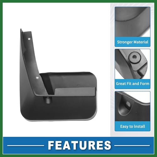 Image of Motoforti Mud Flap Splash Guard with Mount Accessories Front & Rear Side Mud Guard for Subaru Forester 2014-2018 (Set of 4) Long-lasting