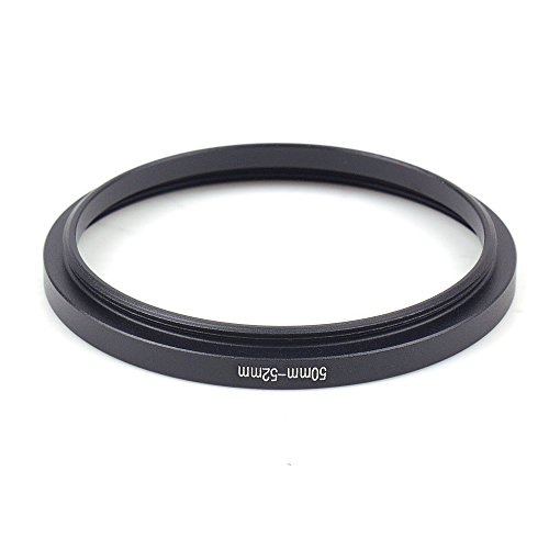 Pixco 50mm-52mm Step-Up Filtro de Metal 50mm Anillo Adaptador de Lente de 52 mm de Accesorios (50 mm-52 mm) Cover