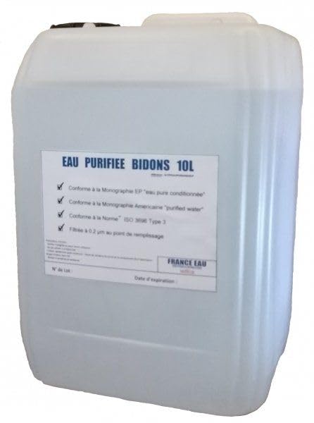 Agua purificada, Bidón de 10 litros (FRANCIA AGUA)