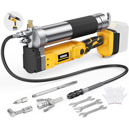 2-IN-1 Cordless Grease Gun for De-Walt 20V Battery, 12000PSI...