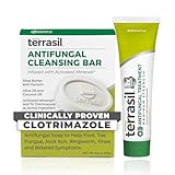terrasil Antifungal Treatment (2-Product Kit 14g Tube + 75g Soap bar) Antifungal Cream with Clotrimazole and Natural Ingredients, Relief for Ringworm, Jock Itch, Athletes Foot, Fungal Yeast Infection