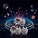 5 Pcs Mute Button 6x6x7.3mm Square Switch Silent Switch Button Micro 10 Million Mouse Micro Industrial (Black, Red)