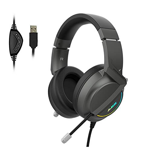 FIRSTBLOOD ONLY GAME AX365 Gaming Headset 7 1 Stereo Surround Sound Independent Wire Control Retractable Noise Canceling Mic