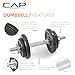 CAP Barbell 40-Pound Adjustable Dumbbell Set with Case