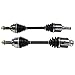 RYNCO Pair (2) Front CV Axle Shaft Assembly Compatible with Mazda 3 2009-2005, 2.0L Automatic Trans, Driver and Passenger Side, i Sedan Replace# NCV47500 NCV47542