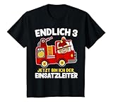 3 Jahre alt Geburtstag Geschenk Feuerwehrauto