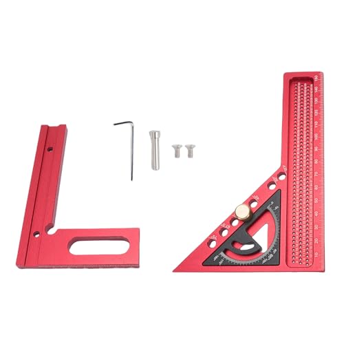 Regla medidora multiángulo de aleación de aluminio miniatura 6