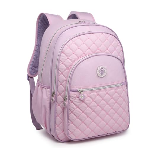 Mochila Feminina Kika Glitter Juvenil Notebook Escolar Costa (Rosa)