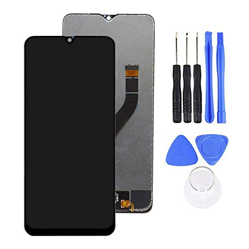 BONYOUN Screen Replacement LCD Touch Screen Digitizer Parts Assembly Kit with Repair Tool Compatible with Samsung Galaxy A20S A207 A2070 Black