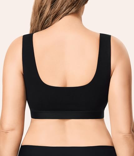 BRABIC Front Closure Bras for Women Post Surgery Compression Mastectomy Surgical Support Wireless Full Coverage Bra2