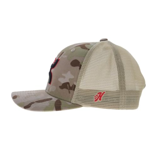 Image of HOOEY Chris Kyle Adjustable Snapback Hat - Mid Profile 6-Panel Breathable Mesh Baseball Cap, Trucker Hat for Men and Women
