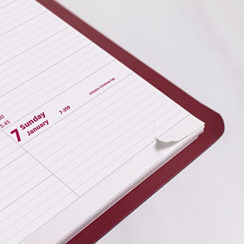 Brownline 2024 Essential Weekly Planner, Appointment Book, 12 Months, January to December, Twin-Wire Binding, 11" x 8.5", Red (CB950.RED-24) by Brownline - Image 8