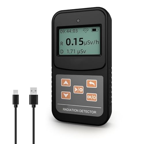 Memows Geigerzähler Radioaktivität Messgerät Nuklear Strahlungsdetektor Tragbarer Radioactivity Dosimeter Geiger Counter Nuclear Radiation Detector Geigerzähler Beta Gamma Röntgen mit LCD-Display Memows Geigerzähler Radioaktivität Messgerät Nuklear Strahlungsdetektor Tragbarer Radioactivity Dosimeter Geiger Counter Nuclear Radiation Detector Geigerzähler Beta Gamma Röntgen mit LCD-Display