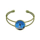grotesque mt bold Lieferumfang: 1 x Armband. DIYthinker Cartoon Blau Hintergrund Grotesque Illustration Armband Armreif Retro Open Cuff Schmuck