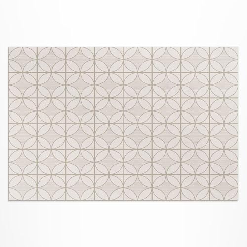 Tapis en vinyle imperméable 140x210 cm résistant décoloration pour terrasse - 2