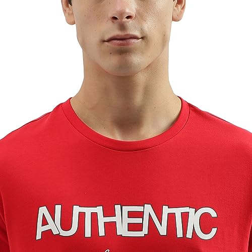 Image of UNITED COLORS OF BENETTON Men's Solid Regular Fit T-Shirt