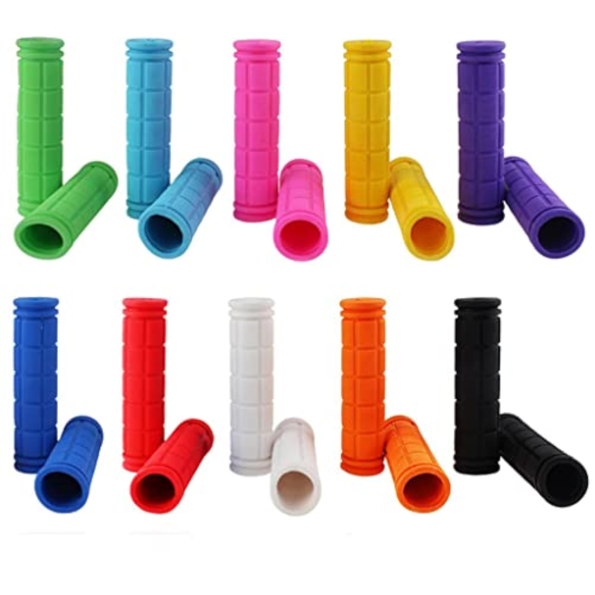 Anti-Slip Bike Handlebar Grip, Soft Rubber Covers