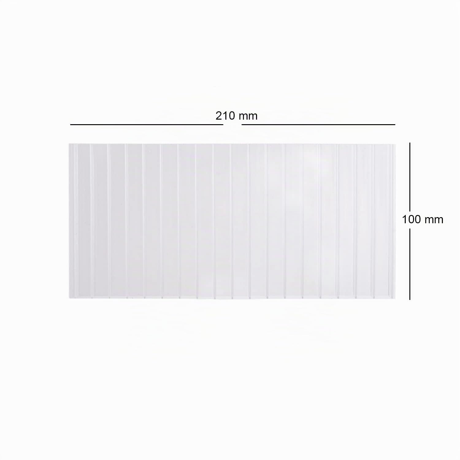 Lastra Policarbonato Alveolare Exolon 2100x1000 mm Spessore 6 mm 2 Pareti OPALE