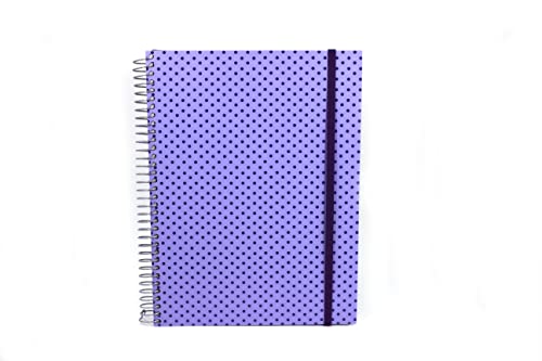Confetti - Caderno Universitário Circle 10x1 160 Folhas Pautado Capa Lilás