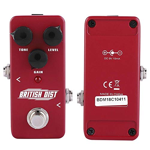 KEYREN Effecteur de Guitare électrique, Mini Effet de Distorsion Britannique Dist de NUX Twinote pour Guitare électrique - Les Beatles, Paul McCartney, John Lennon, RIngo Starr, George Harrison KEYREN Effecteur de Guitare électrique, Mini Effet de Distorsion Britannique Dist de NUX Twinote pour Guitare électrique – Image 3