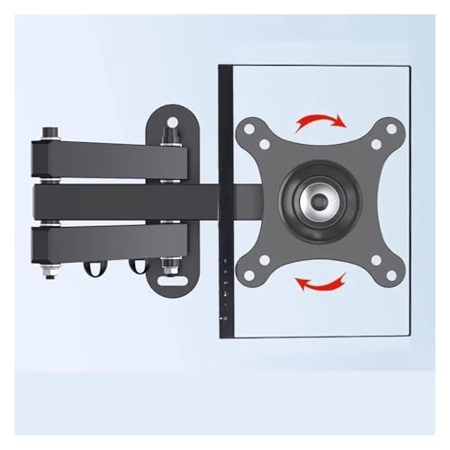 Support mural moniteur LCD 27 pouces ordinateur avec bras articulé - 4