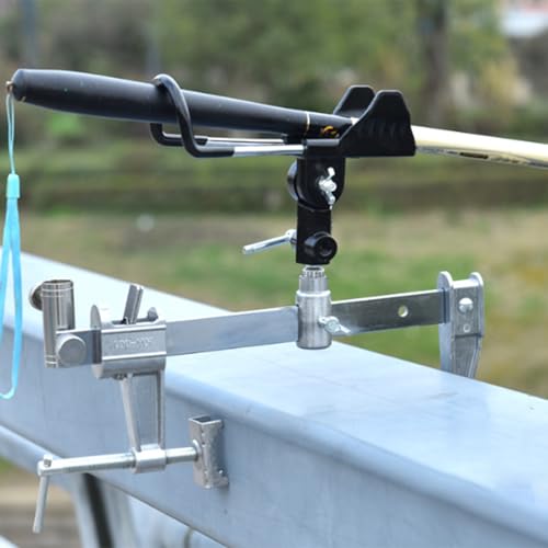 Support canne à pêche articulé 360 contre dérives bateau - 6