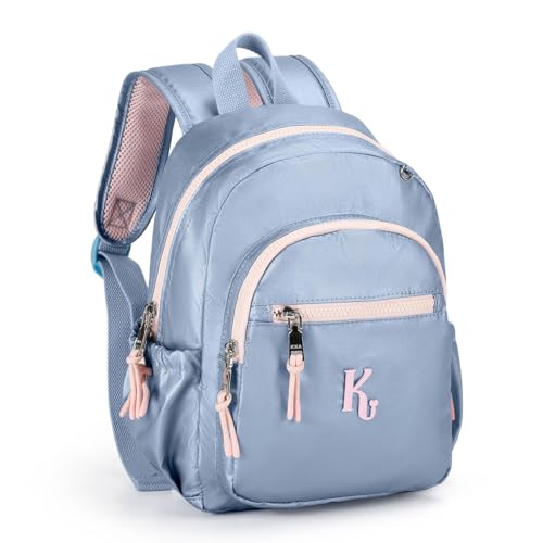 Mini Mochila Pequena Escolar Feminina KIKA Trabalho Adulta Juvenil (Azul)