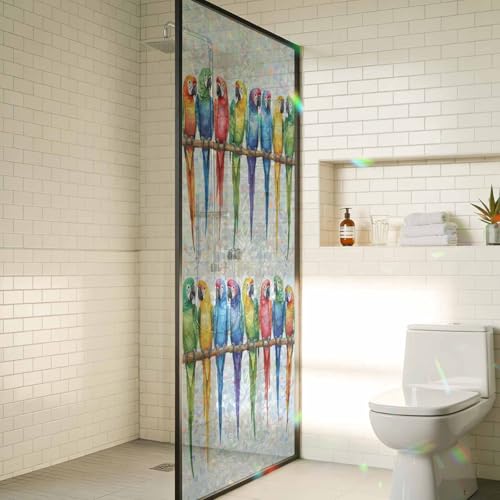 Película para ventana decorativa arcoíris 19.6 x 39.3 pulg miniatura 7
