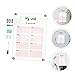 ARTIBETTER 1set Decorative Message Board Erasable Pen Weekly Planner for Home Office School Easy to Hang Convenient Note-Taking