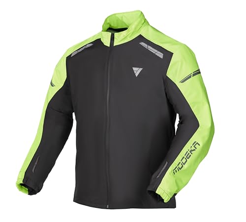 Modeka Hydroflex Veste de pluie de moto pour femmes, schwarz/neon, 36