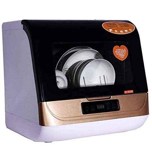 Mini Tischgeschirrspüler, Spülmaschine Geschirrspülmaschine Vollautomatischer Schnelle Reinigung Multifunktions-Geschirrspüler Mit 3