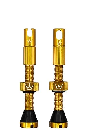 Peaty's X Chris King MK2 Presta zawory bezdętkowe - zintegrowane nasadki do usuwania klucza szprychowego i rdzenia zaworu, opony do rowerów górskich, szosowych i żwirowych, kompatybilne z wkładkami,