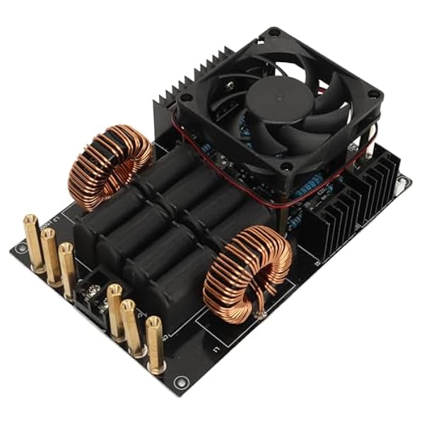 Jauarta Verwarmingsstroomvoorzieningsmodule met verwarmingsspoel ZVS 1 KW 50 A DC 12 V ~ 40 V high-performance inductie-verwarmingsmodule voor doe-het-zelvers