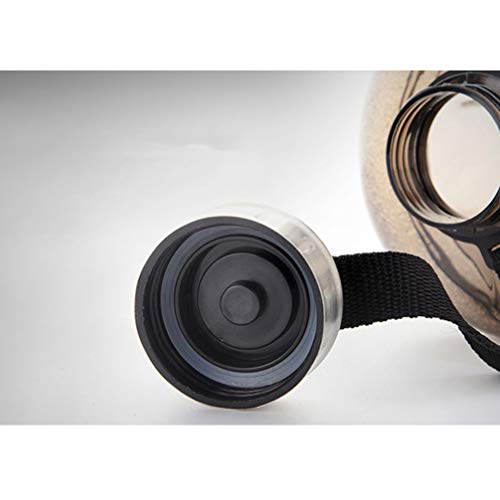 Garrafa de água BESPORTBLE com marcador de tempo motivacional, grande capacidade, reutilizável, para